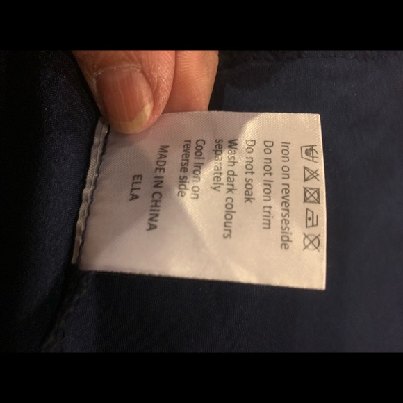 ❤️London dress company navy blue party dress❤️ - Picture 6 of 6